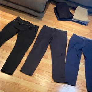 3 BANANA REPUBLIC PANTS ALL 30x30